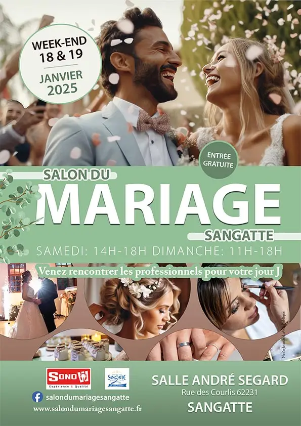 Affiche Salon du mariage Sangatte 2025